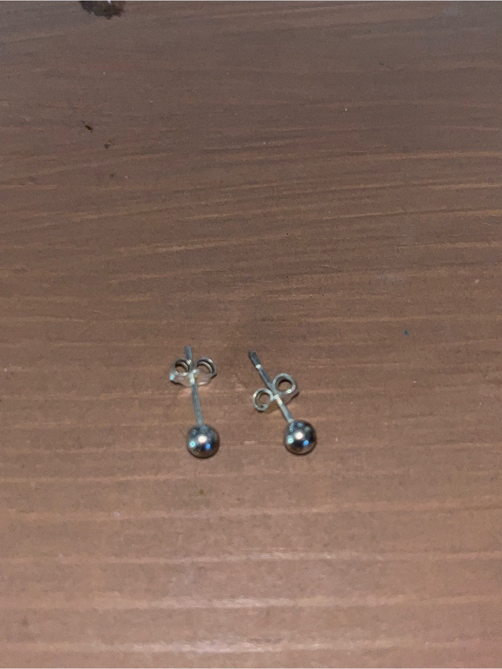 Sterling silver unisex ball studs 925 posts simple design that matches outfits